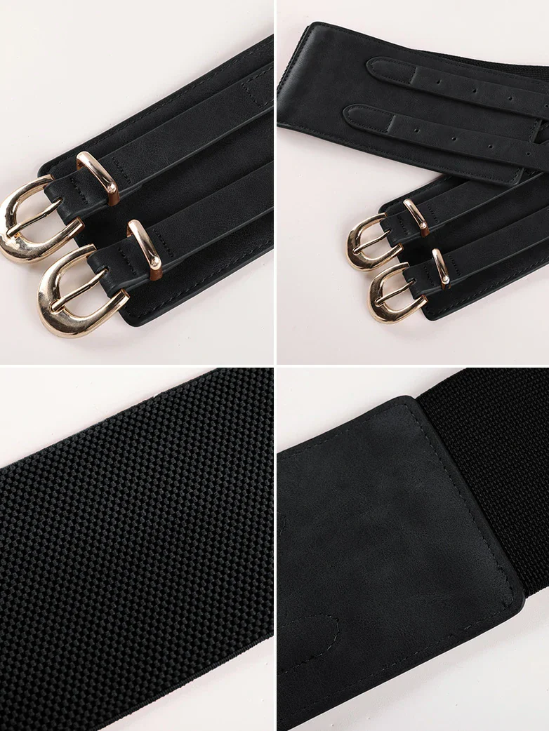 Renaissance Double Buckle Waist Belt Wide Waistband - Image 5