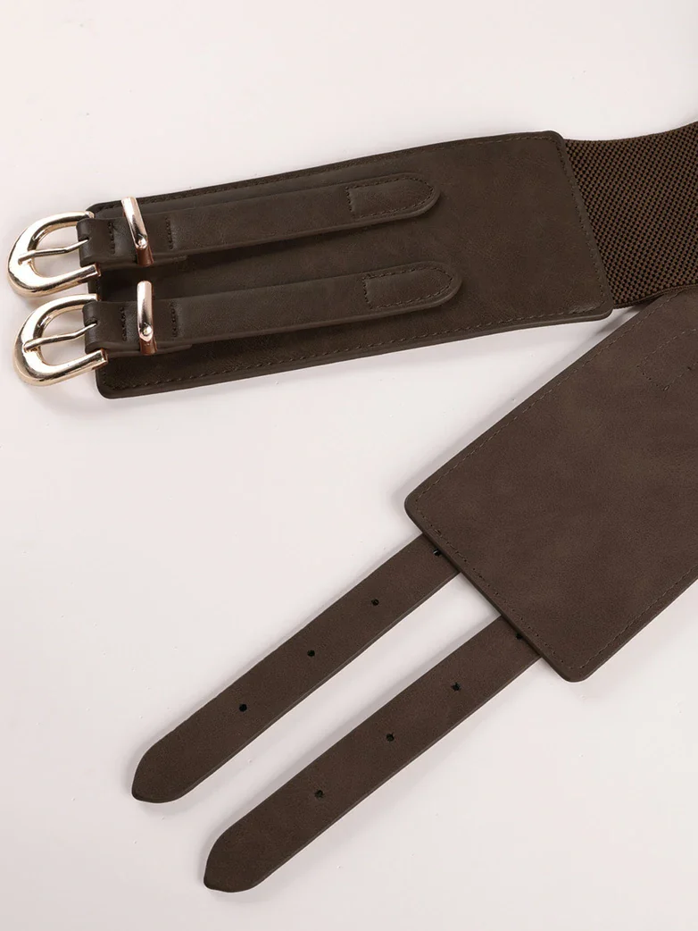 Renaissance Double Buckle Waist Belt Wide Waistband - Image 9