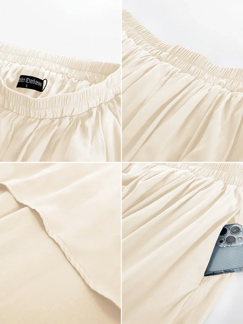 Dual-Layer Renaissance Pocket Swing Maxi Skirt - Image 45