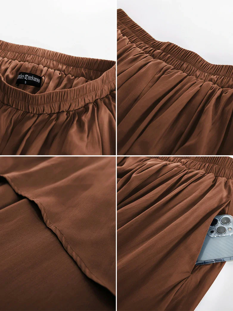Dual-Layer Renaissance Pocket Swing Maxi Skirt - Image 51