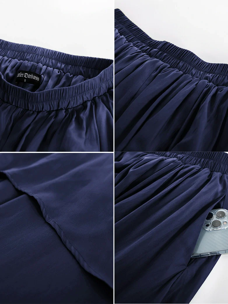 Dual-Layer Renaissance Pocket Swing Maxi Skirt - Image 56