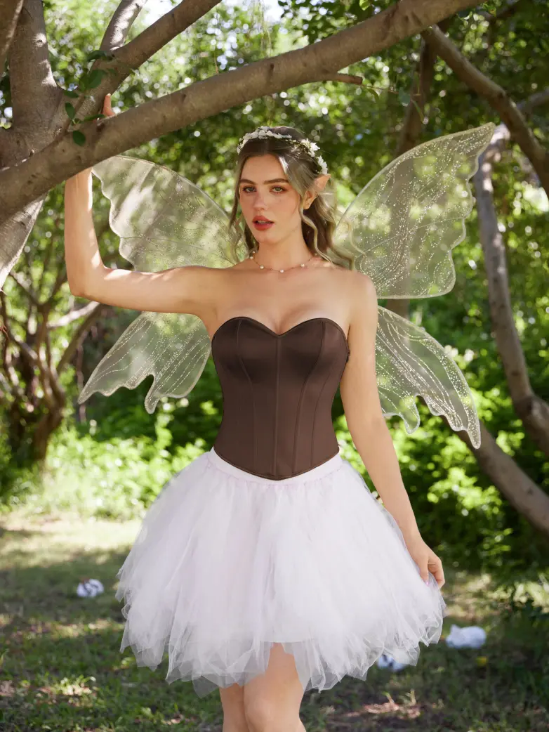 Renaissance Fantasy Fairy Bodyshape Corset Top - Image 26