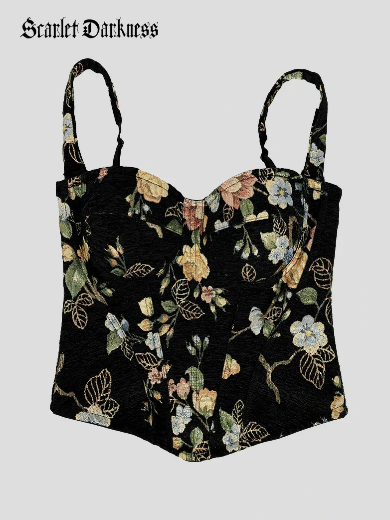 Women Renaissance Fishbone Corset Top with Pads - Image 2
