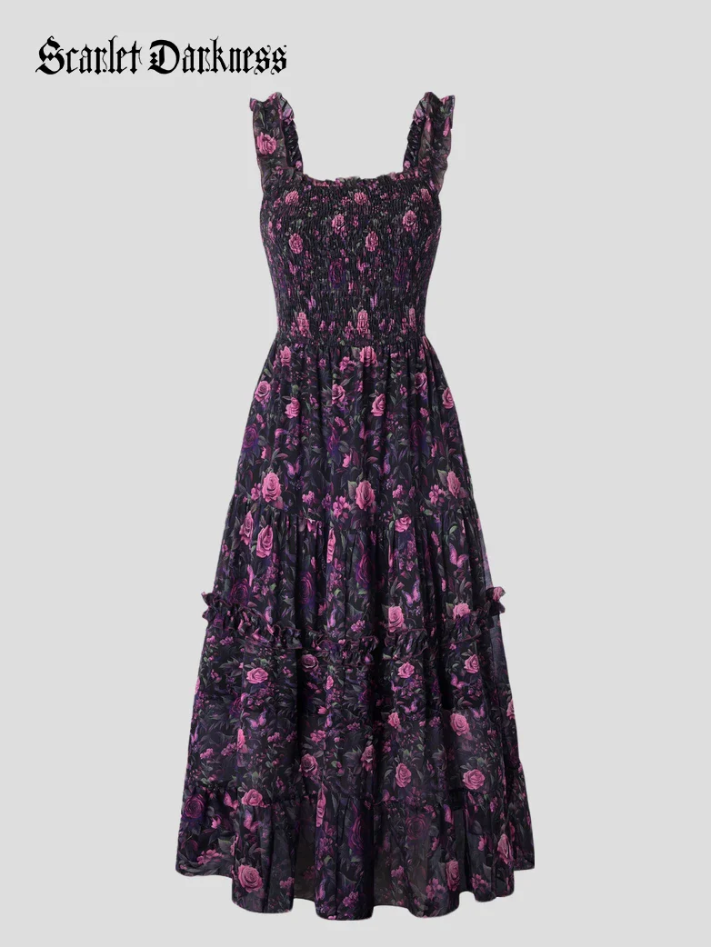 Spring Love Story Elastic Stretch Date Dress - Image 65
