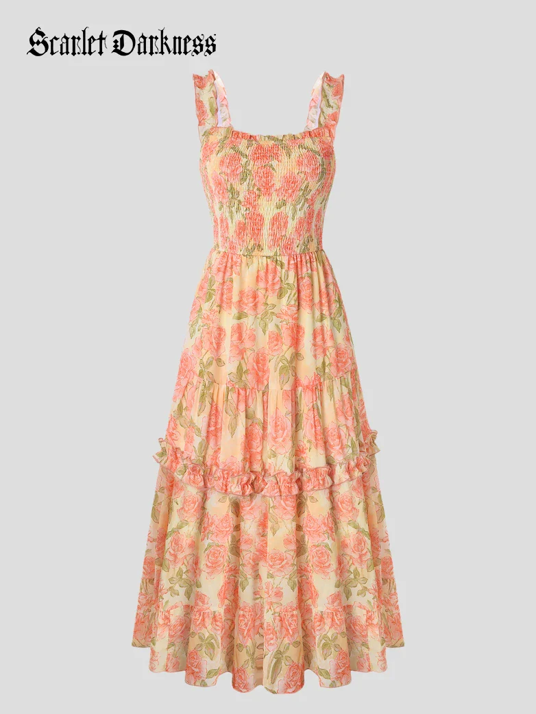 Spring Love Story Elastic Stretch Date Dress - Image 70