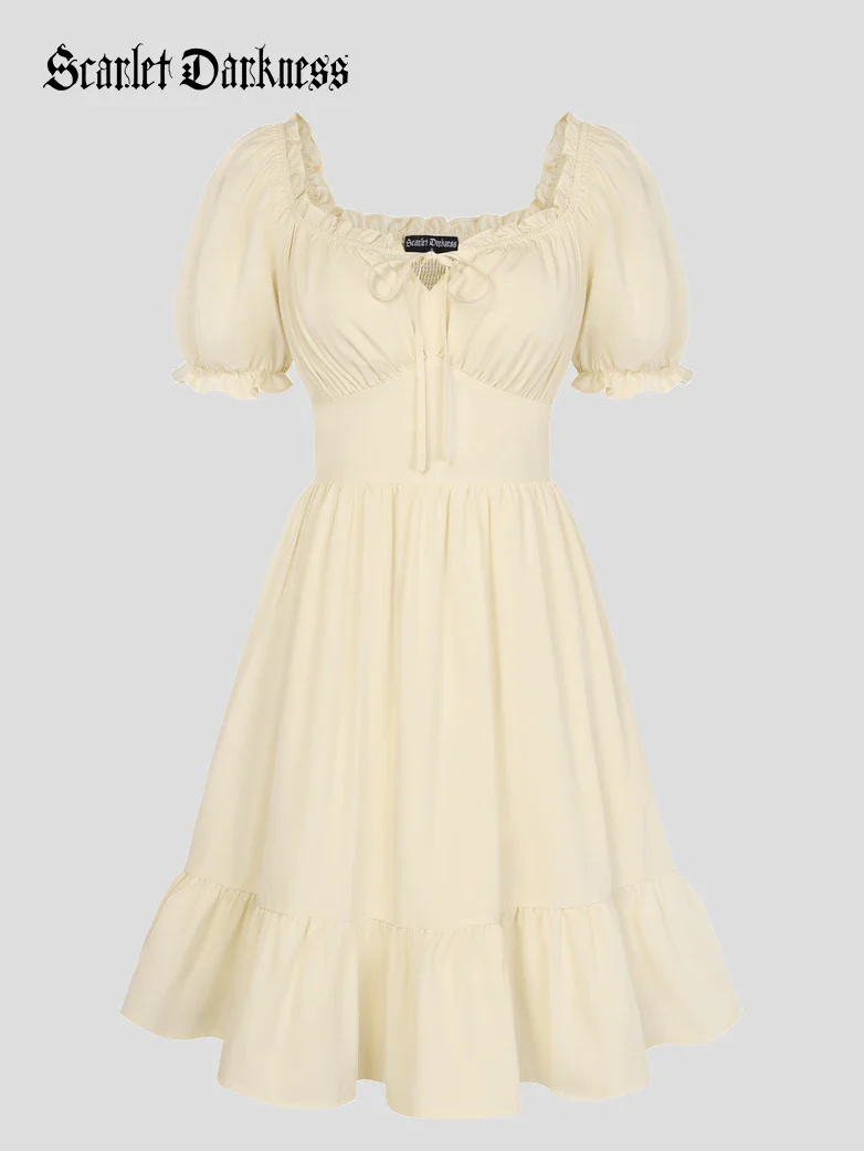 Women Renaissance Off Shoulder Pockets Dress - Image 13