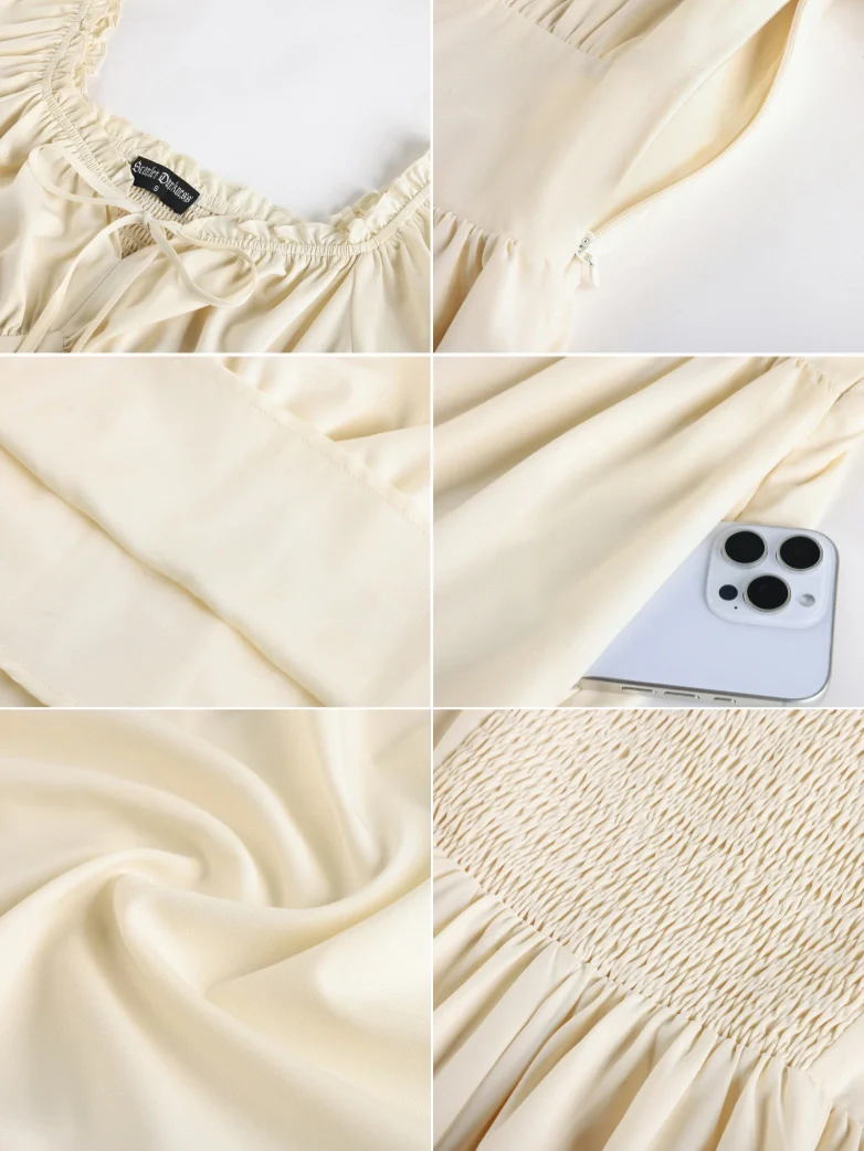 Women Renaissance Off Shoulder Pockets Dress - Image 16