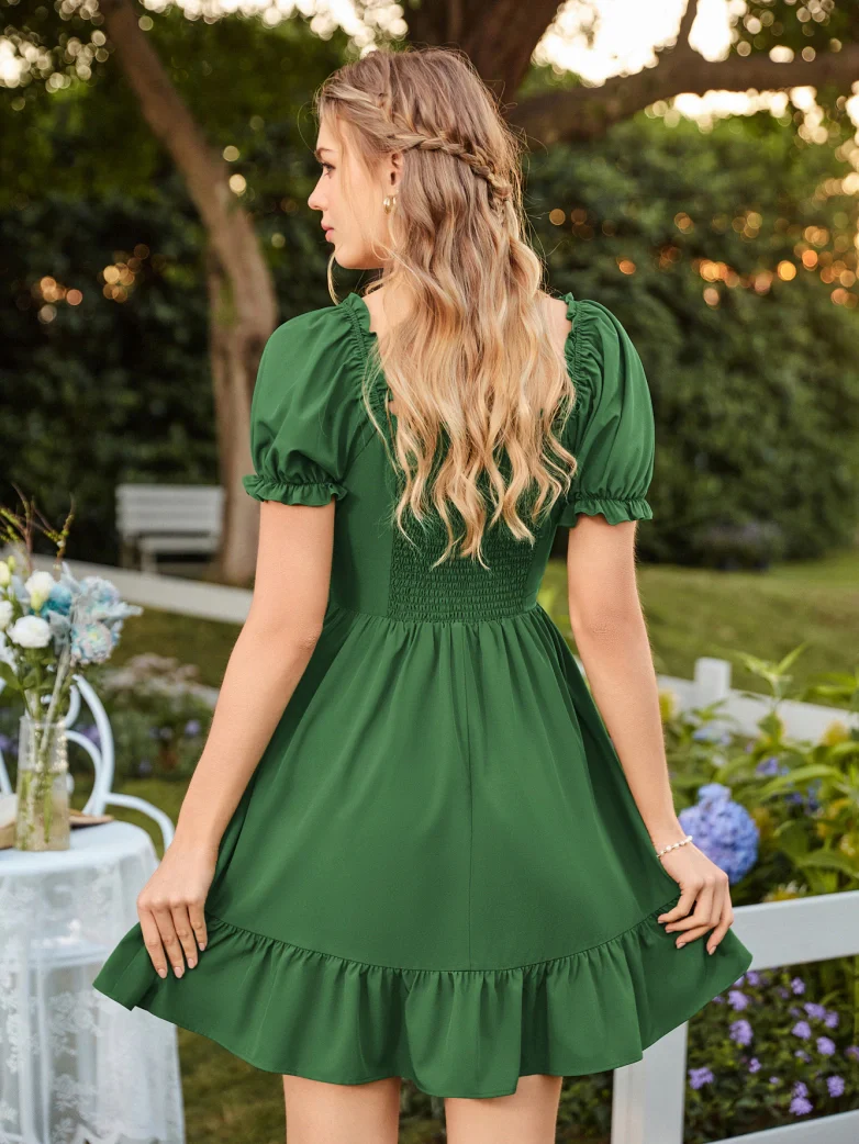 Women Renaissance Off Shoulder Pockets Dress - Image 26