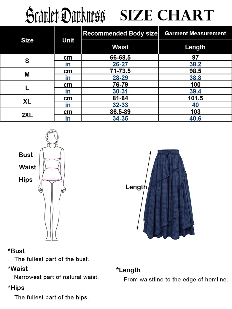 Renaissance X Christmas Plaid  Overlay Pockets Skirt - Image 3