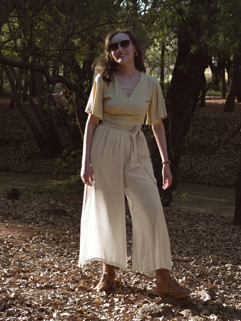 Women Renaissance Palazzo Wide-Leg Pants - Image 20