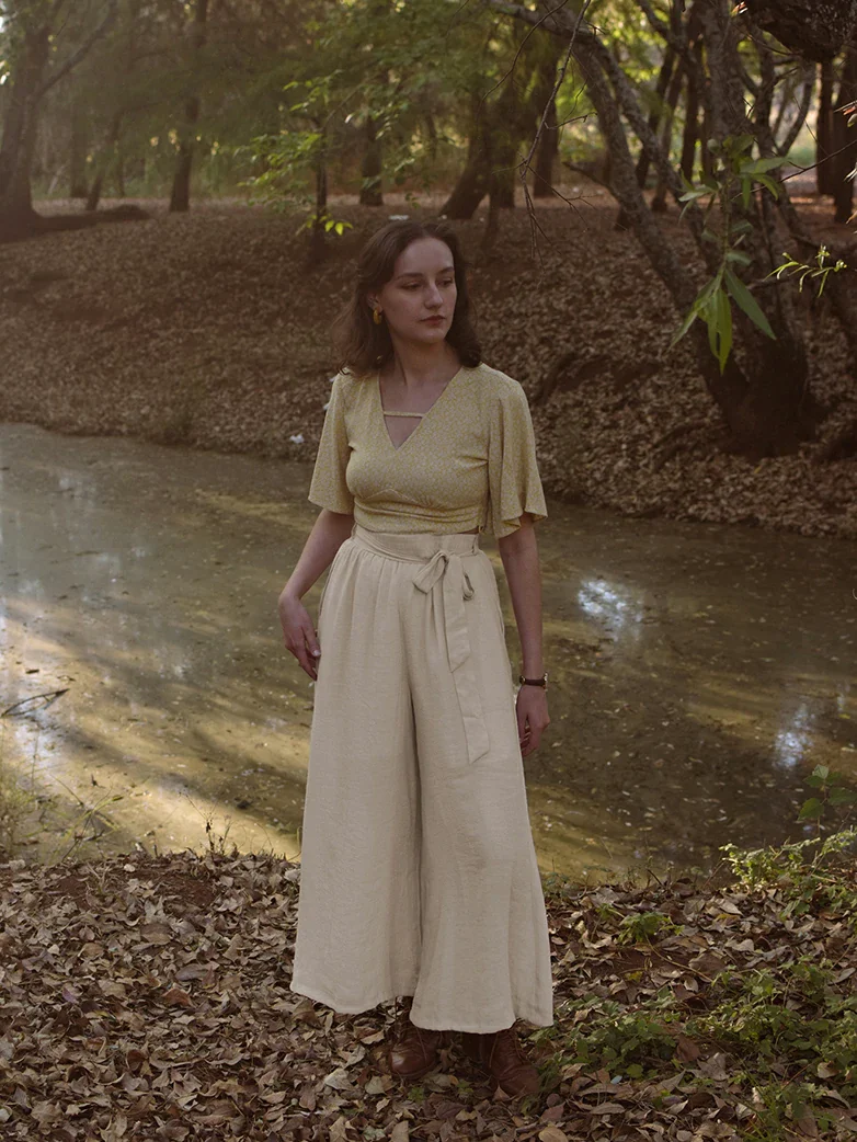 Women Renaissance Palazzo Wide-Leg Pants - Image 23