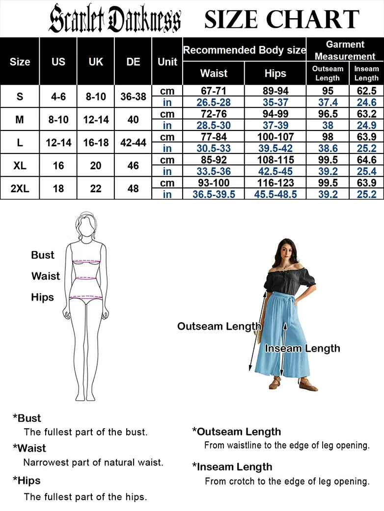 Women Renaissance Palazzo Wide-Leg Pants - Image 5