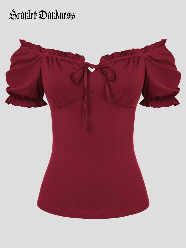 Classic Rococo Victorian Stretchy Pullover Tops