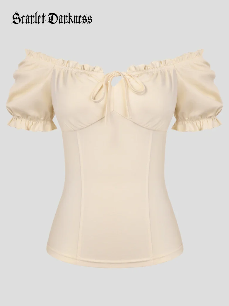 Classic Rococo Victorian Stretchy Pullover Tops - Image 17
