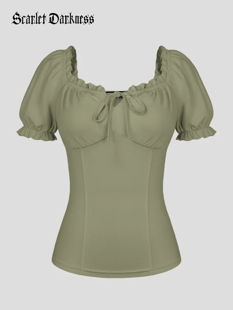Classic Rococo Victorian Stretchy Pullover Tops - Image 35