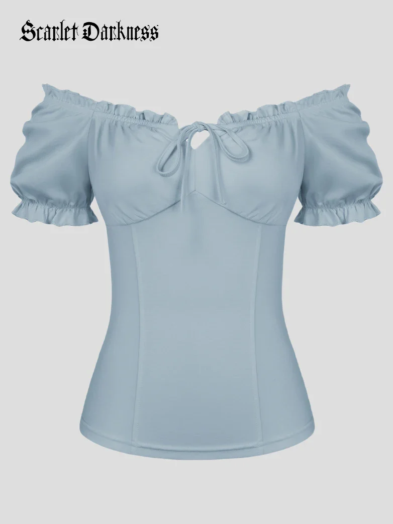 Classic Rococo Victorian Stretchy Pullover Tops - Image 40