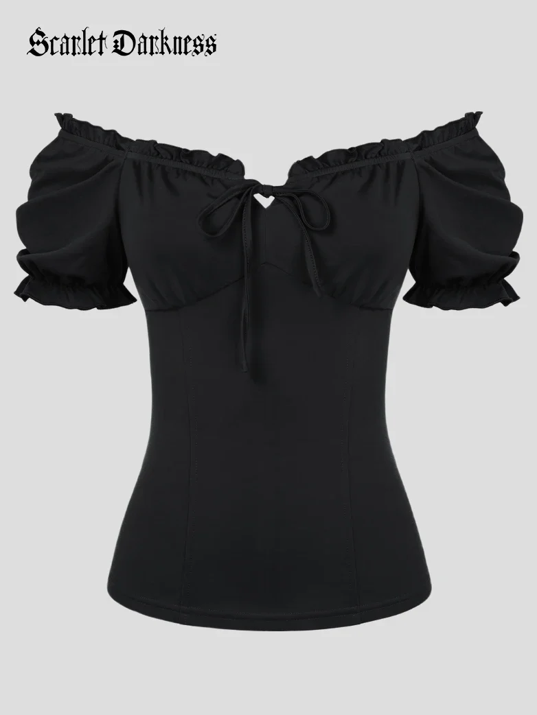 Classic Rococo Victorian Stretchy Pullover Tops - Image 7