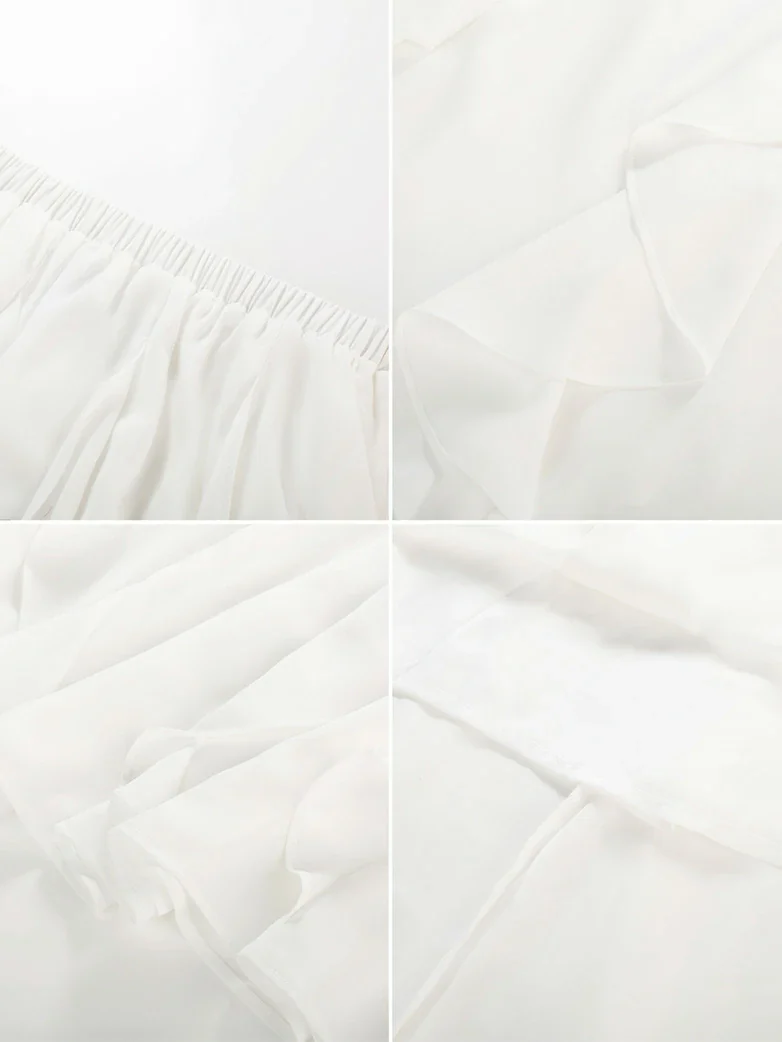 Renaissance Ruffle Swing Skirt with Pockets - Image 10