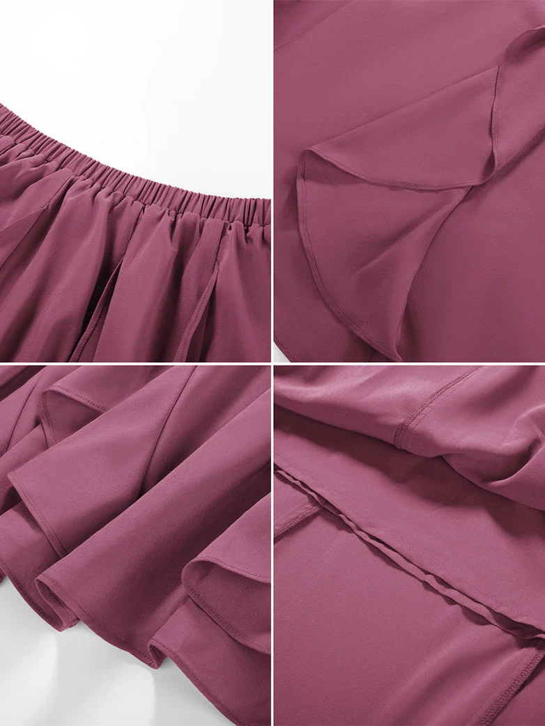 Renaissance Ruffle Swing Skirt with Pockets - Image 5