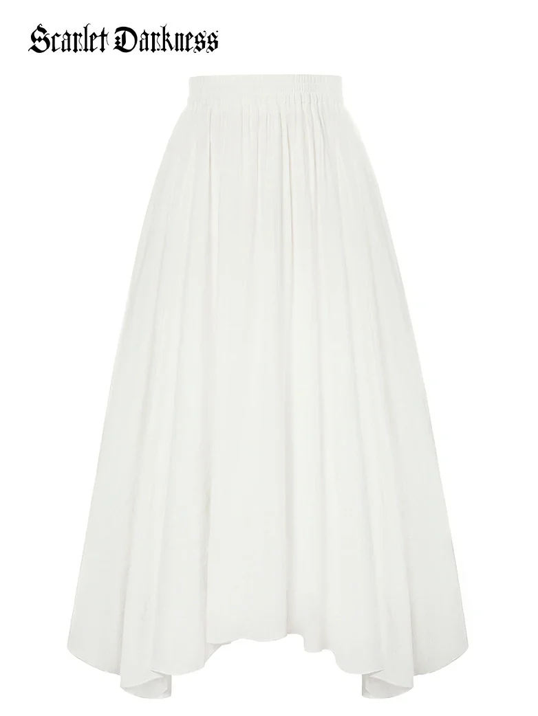 Women Renaissance Tiered Swing Pockets Skirt - Image 27
