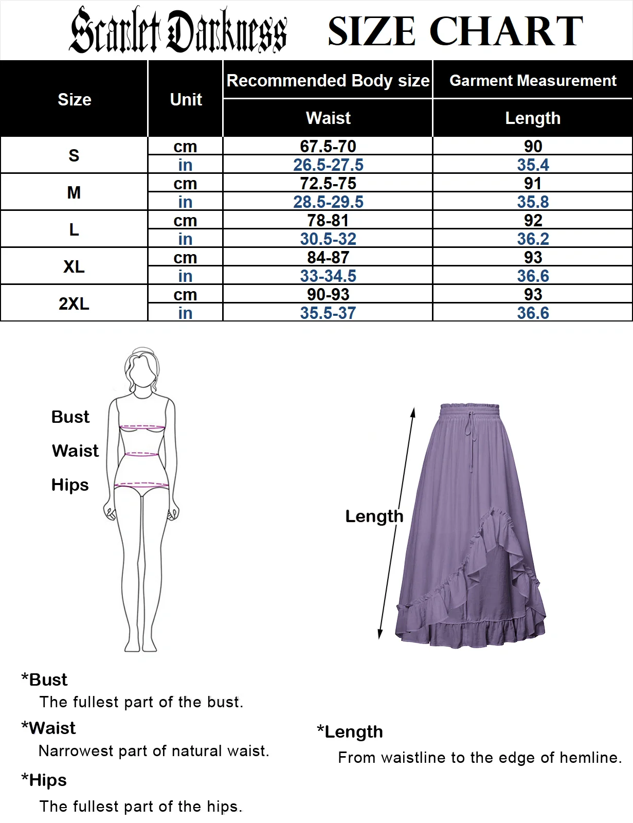 Women Renaissance Tiered Swing Pockets Skirt - Image 5