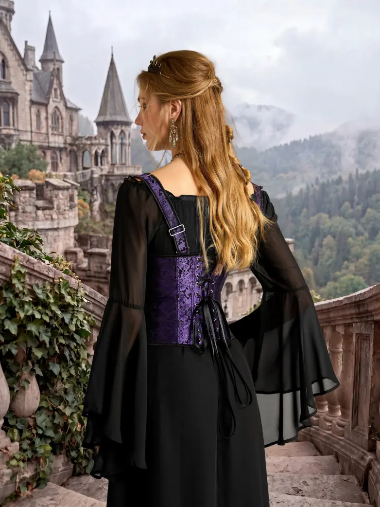 2026 Renaissance Under-Bust Top Bones Corset - Image 15