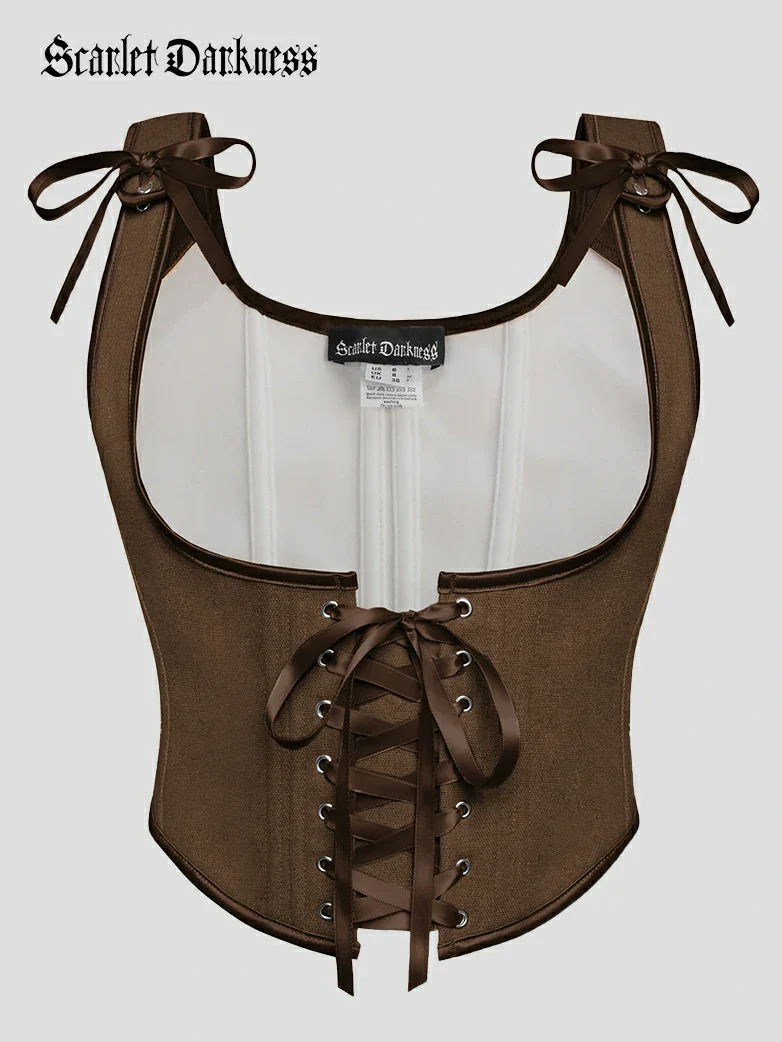 Renaissance Faire Under Bust Corset Top with 11 Bones - Image 11