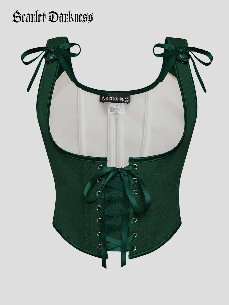 Renaissance Faire Under Bust Corset Top with 11 Bones - Image 35