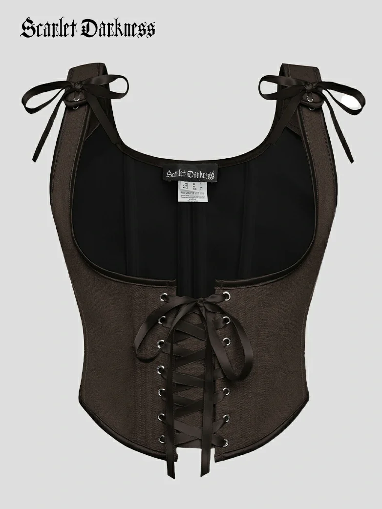 Renaissance Faire Under Bust Corset Top with 11 Bones - Image 40