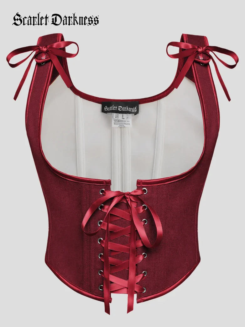 Renaissance Faire Under Bust Corset Top with 11 Bones - Image 44