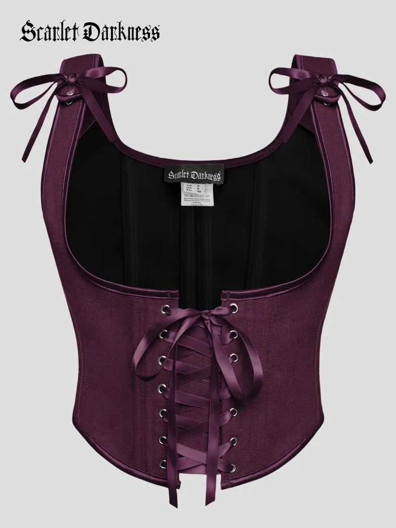 Renaissance Faire Under Bust Corset Top with 11 Bones - Image 7