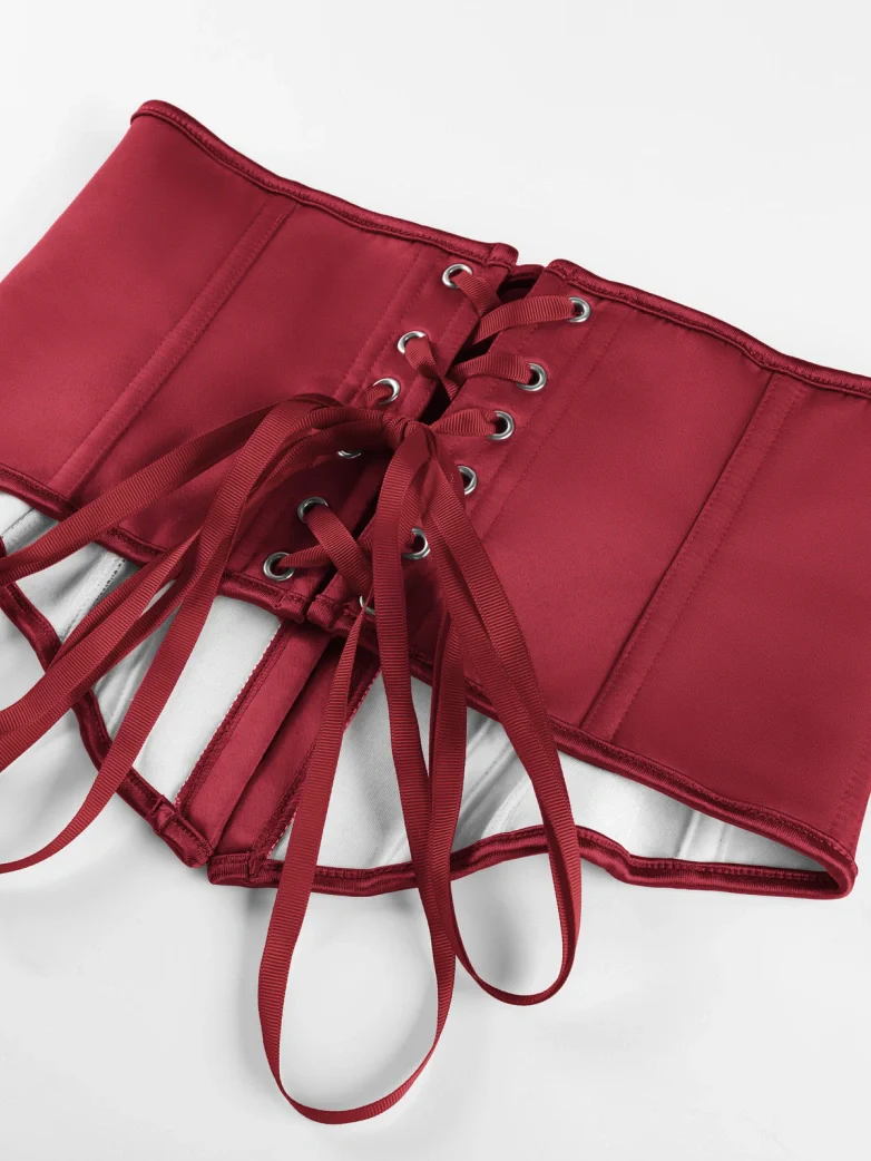 Women Renaissance Waist Belt Under-Bust Bustier - Image 11