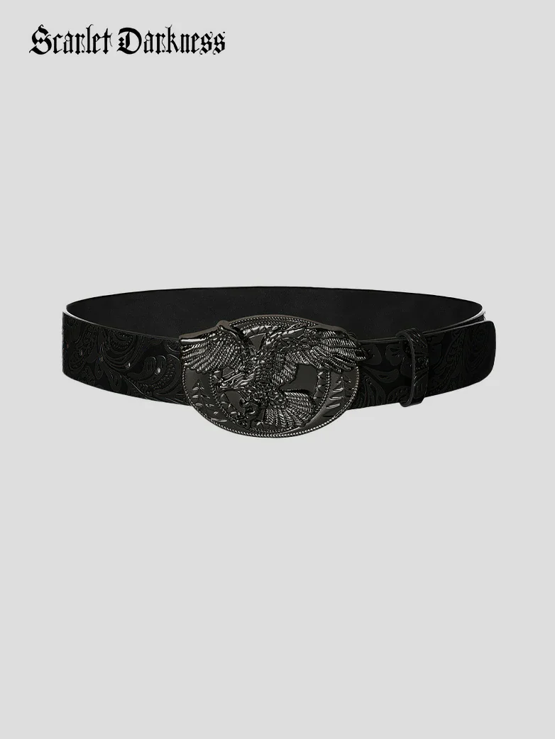 Interchangeable Double Buckle Renaissance Waist Belt - Image 21