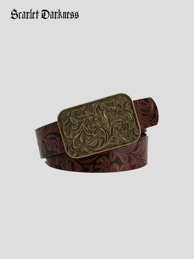 Interchangeable Double Buckle Renaissance Waist Belt - Image 23