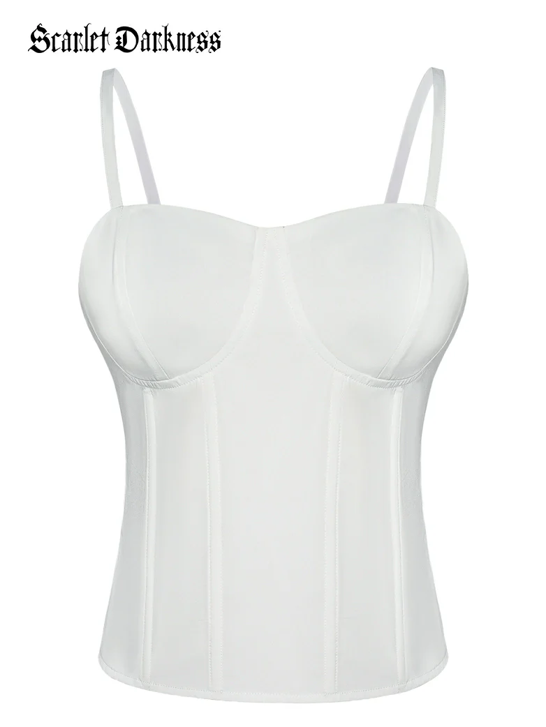Women Cami-Tops Spaghetti Strap with Bones - Image 12