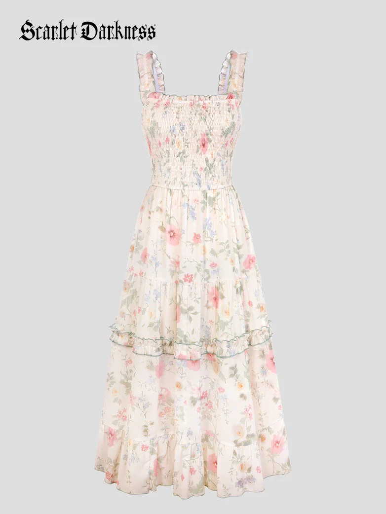 Spring Love Story Elastic Stretch Date Dress - Image 42