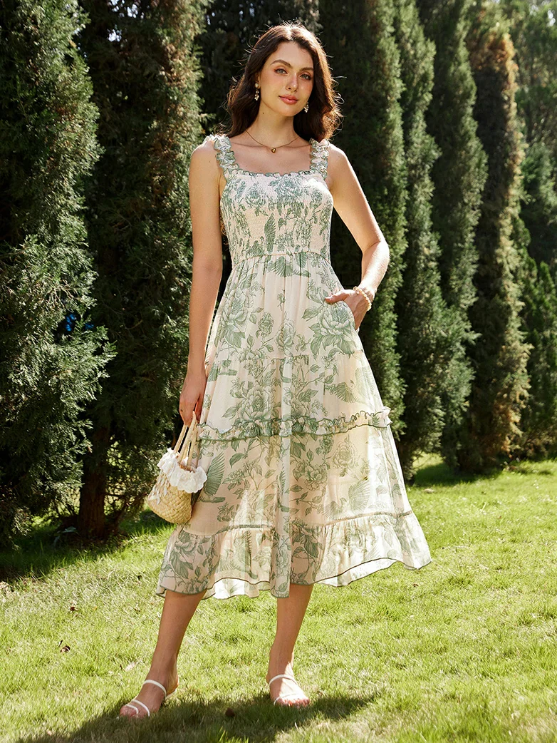 Spring Love Story Elastic Stretch Date Dress - Image 8