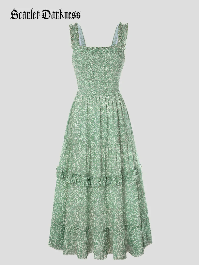 Spring Love Story Elastic Stretch Date Dress - Image 20
