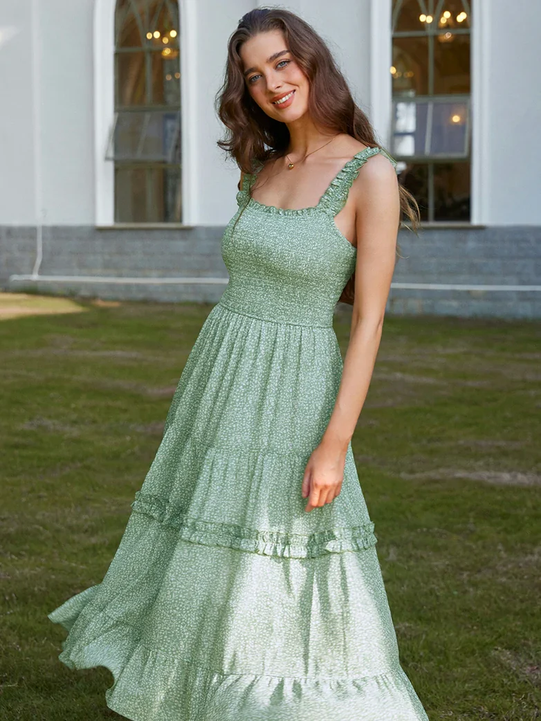 Spring Love Story Elastic Stretch Date Dress - Image 21