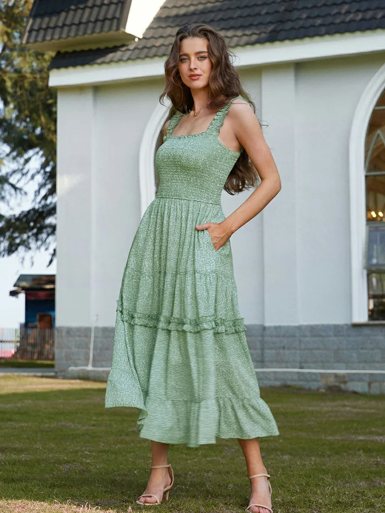 Spring Love Story Elastic Stretch Date Dress - Image 22