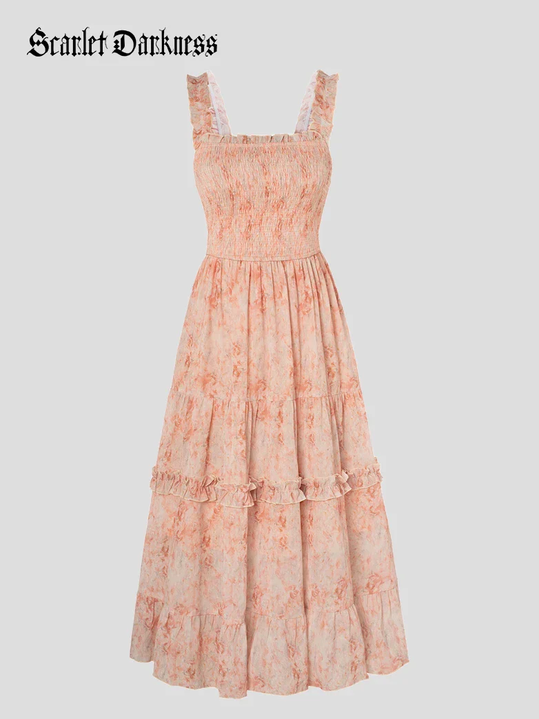 Spring Love Story Elastic Stretch Date Dress - Image 45