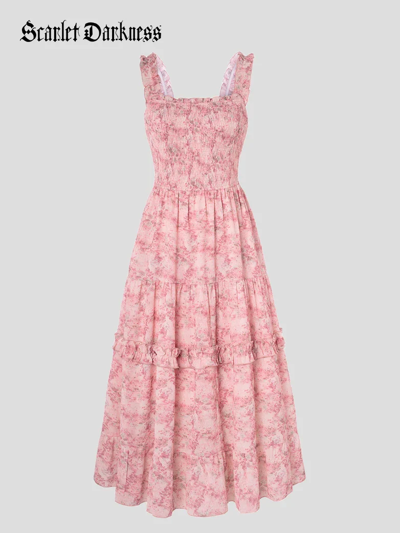 Spring Love Story Elastic Stretch Date Dress - Image 48