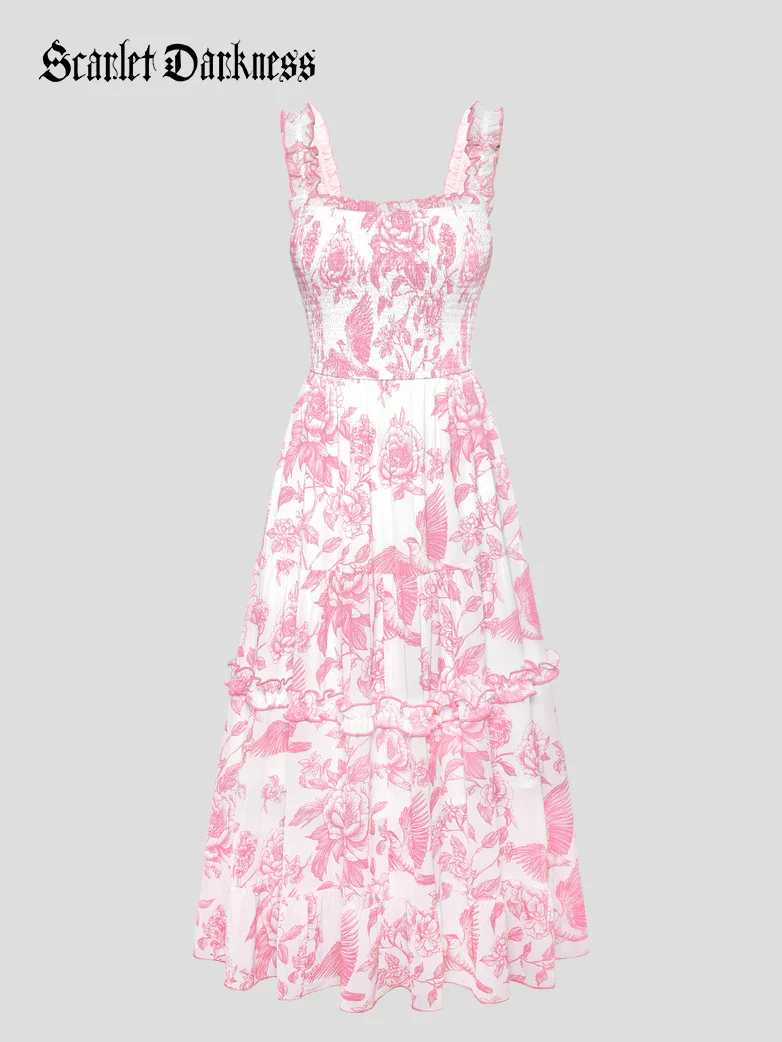 Spring Love Story Elastic Stretch Date Dress - Image 60
