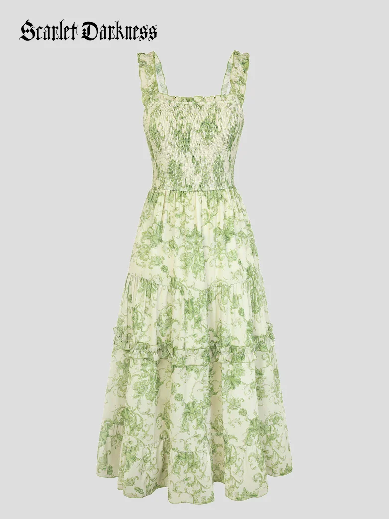 Spring Love Story Elastic Stretch Date Dress - Image 32