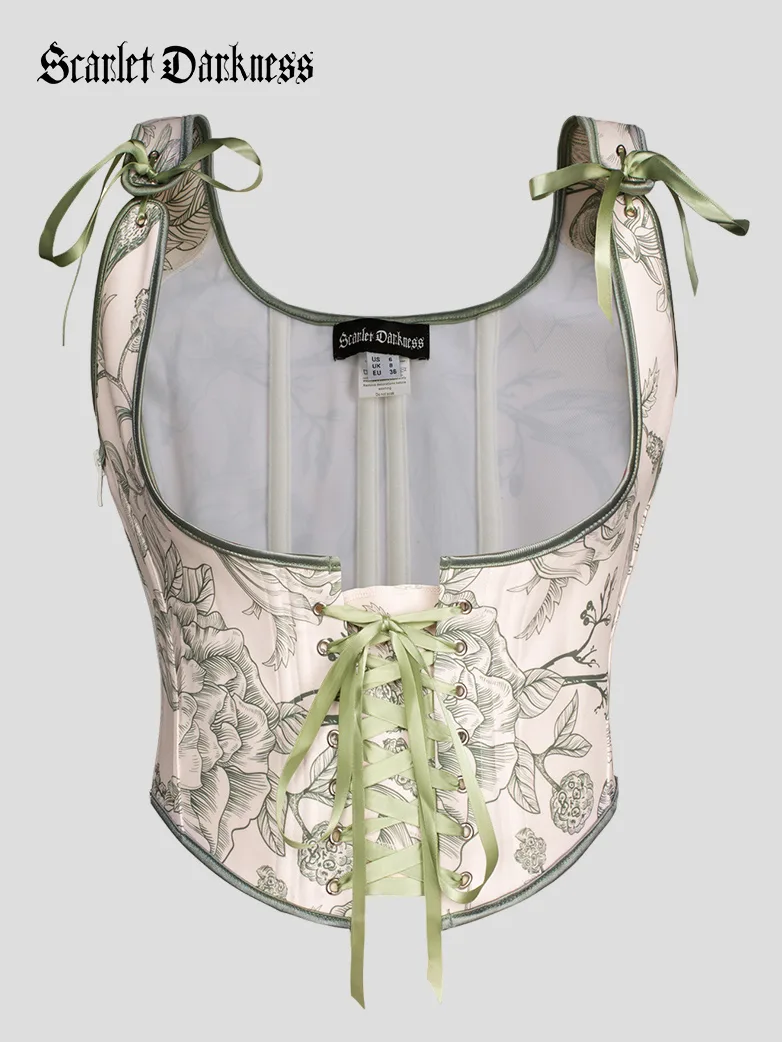 Under Bust Bustier Waist Corset with 11 Bones - Image 14