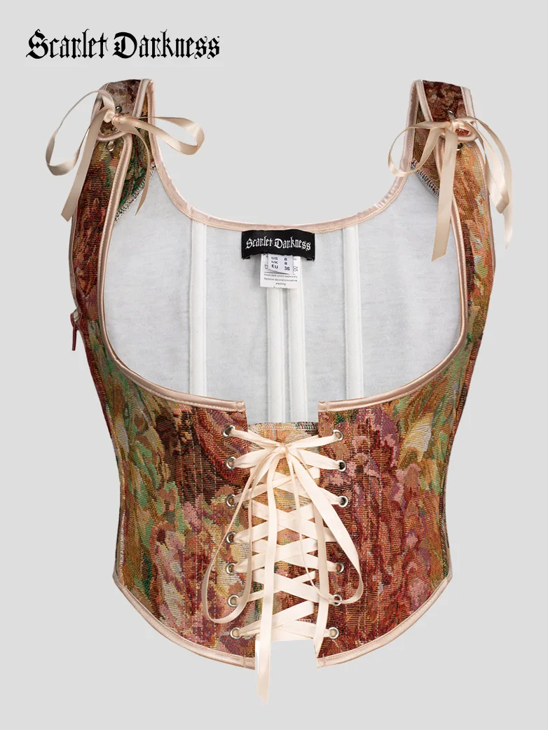 Under Bust Bustier Waist Corset with 11 Bones - Image 16