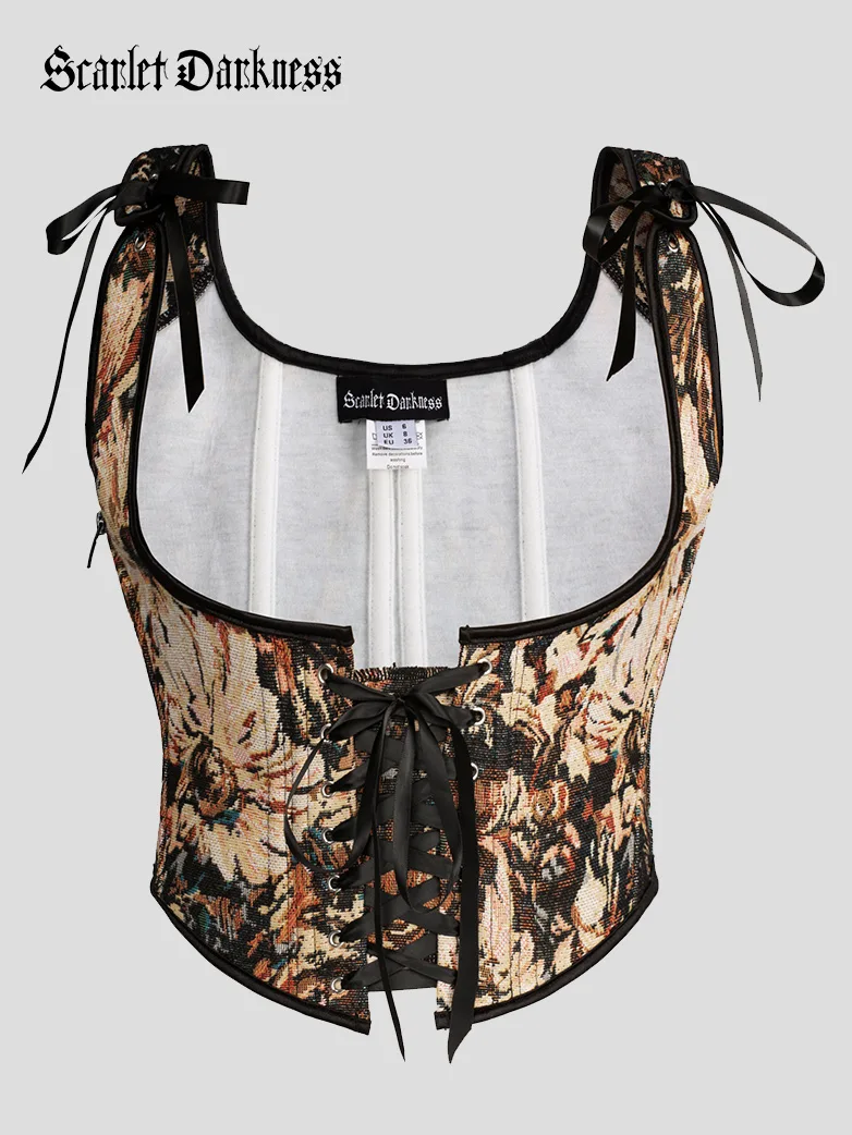 Under Bust Bustier Waist Corset with 11 Bones - Image 12