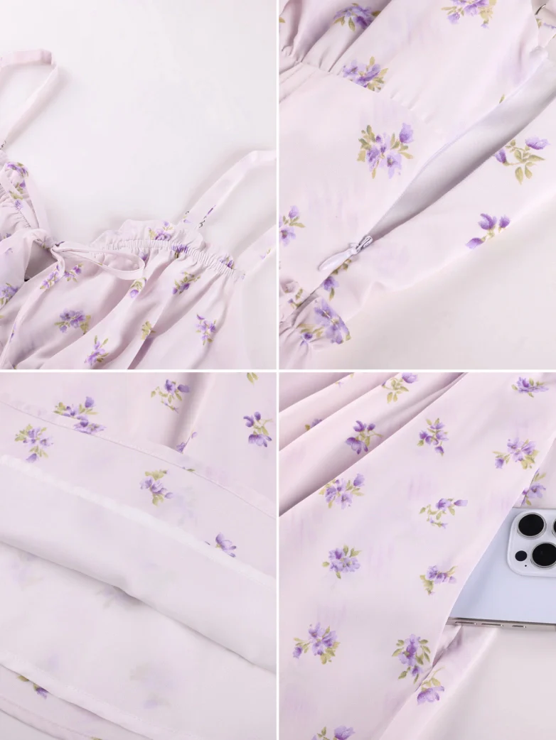 Victorian Floral Spring Corset Dress with Pockets - Image 30
