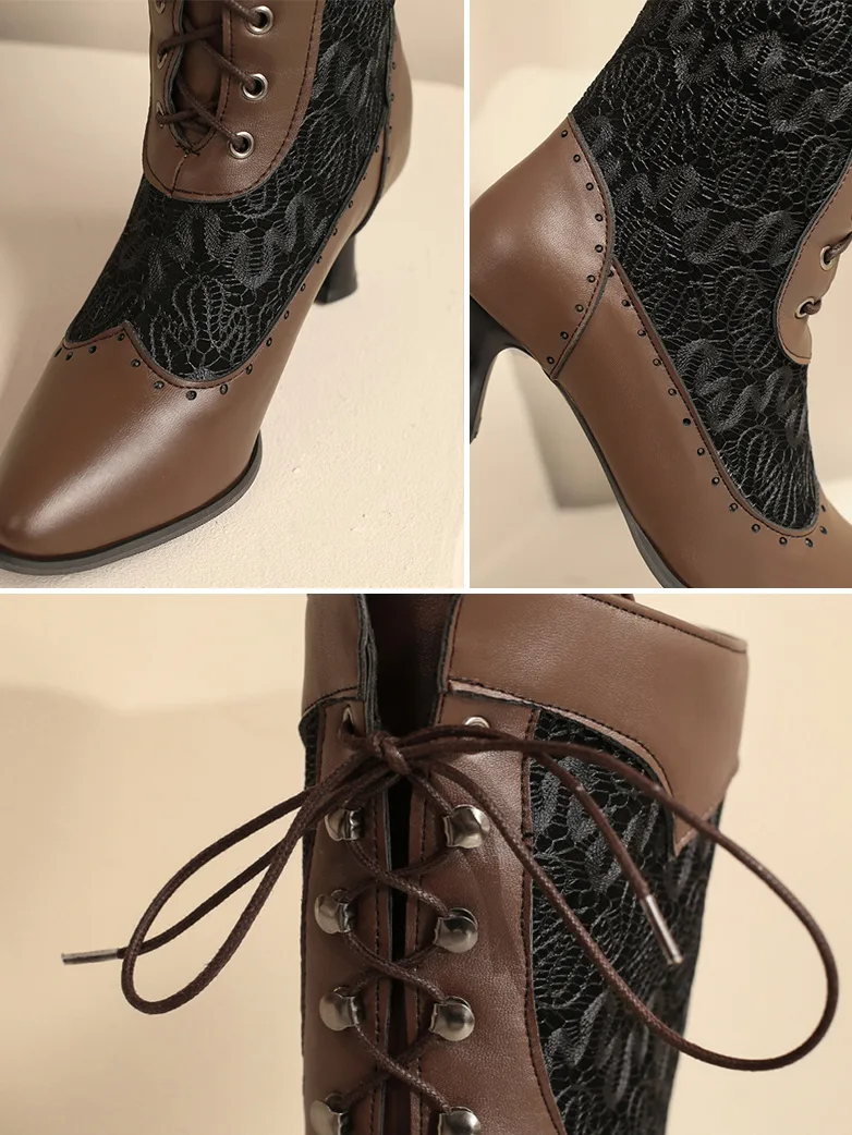Renaissance Cowboy Mid-calf Boots - Image 2