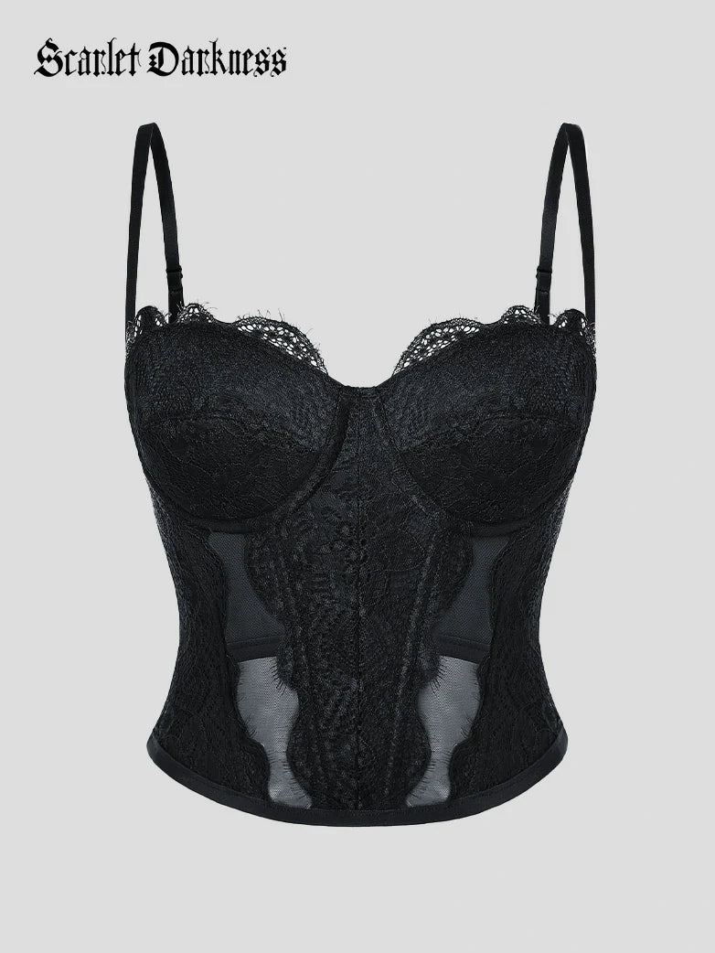 Scarlet Darkness Women Victorian Lace Corset Top - Image 10